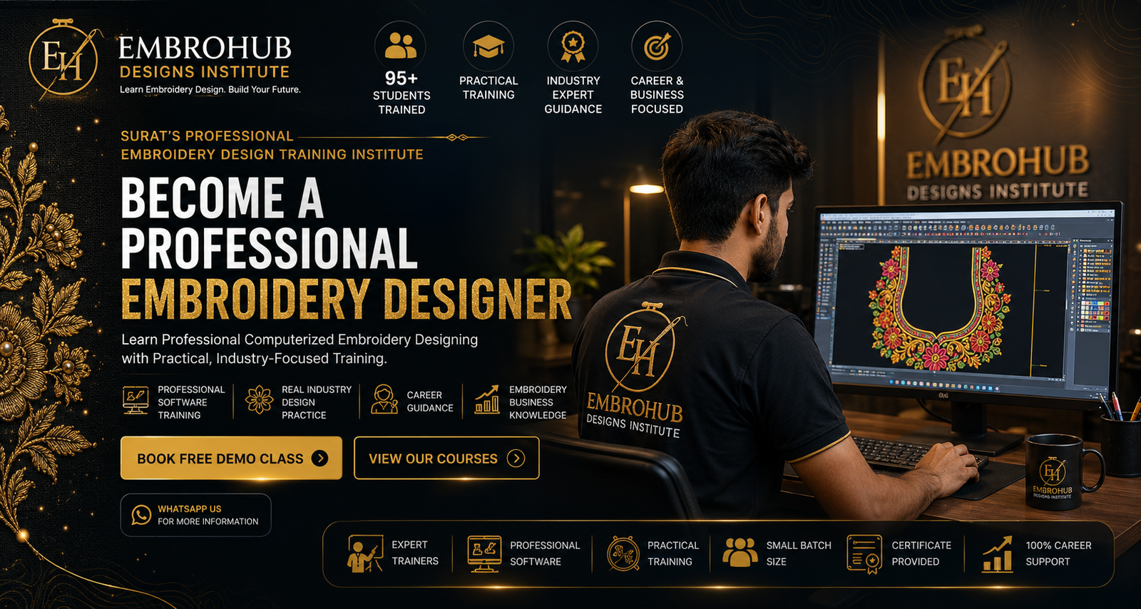 EmbroHub Designs Institute - Surat's Professional Embroidery Design Training Institute